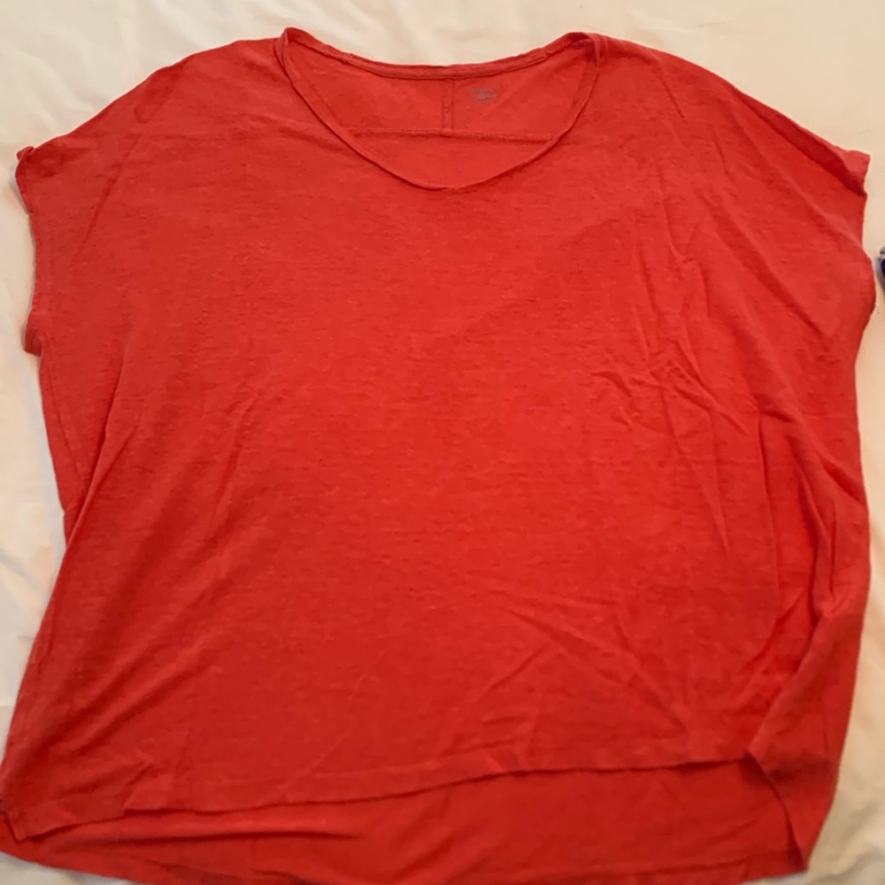 Loft XL orange shirt